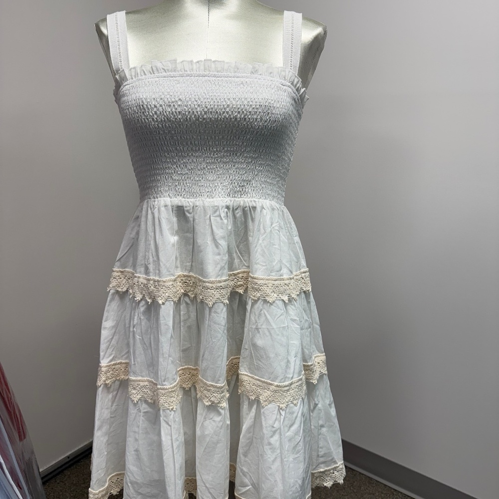 NWT Katie J NYC Elle Midi Cotton Sundress